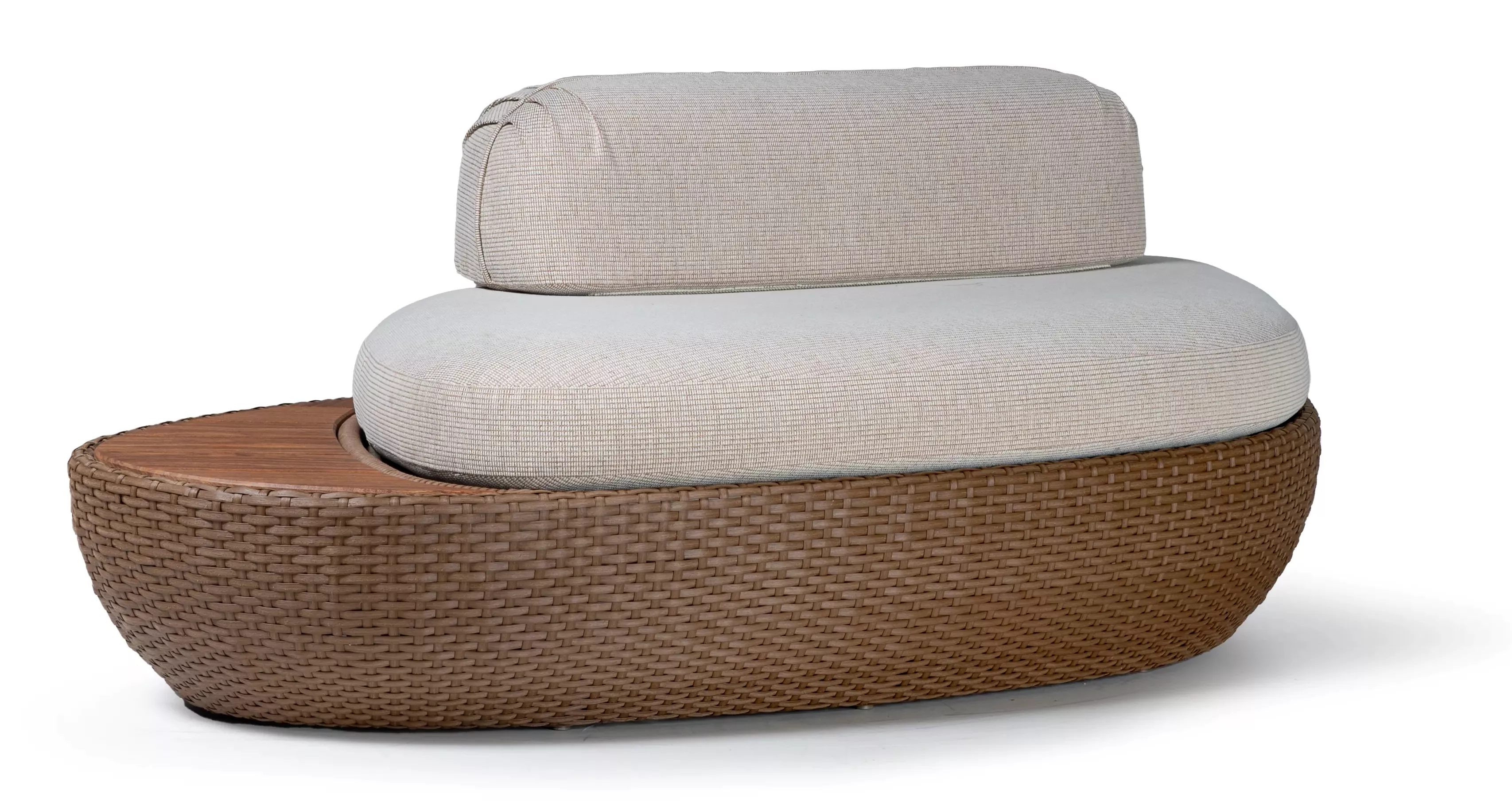 Módulo Menduím Lounge Com Mesa Lateral Menor (Lado Esquerdo ou Direito)